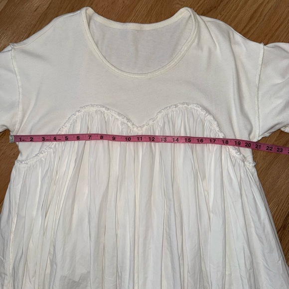 Free People Catalina Mini Dress Crisp White Cotton Beachy Coastal Size Small - Picture 3 of 8